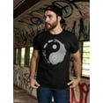 thumbnail image 2 of Ying And Yang Men T-Shirt, Male 3X-Large, 2 of 4