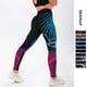 thumbnail image 2 of Qickitout 12% spandex Sexy cintura alta elasticidad mujeres Digital impreso Leggings Push Up pantalones de fuerza Tan Jianjun  unisex, 2 of 2
