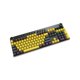 thumbnail image 2 of Teclado Magic-Refiner MK13 Teclado mecánico con cable 104 teclas Teclado de juego de luz mixta con interruptor azul mecánico Amarillo y negro Magic-Refiner Teclado, 2 of 2