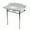 Carrara White / Polished Chrome, variant on Kingston Brass KMS36228M381 Wesselman 36" Carrara Marble Console Sink with Stainless Steel Legs (8-Inch, 3-Hole), Carrara Marble White/Polished Chrome