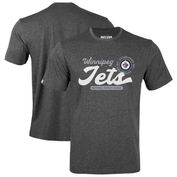 Youth Levelwear Gray Winnipeg Jets Little Richmond Monument T-Shirt