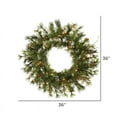 thumbnail image 2 of Vickerman A801837LED 36'' Mixed Country Wreath 100WmWhtLED, 2 of 2