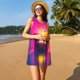 thumbnail image 3 of Fotbe Neon Cassette Tape Vestido de Verano sin Mangas para Mujer – Vestido Midi Línea A, Estilo Camiseta Floral, Vestido Playero Casual y Fluido, 3 of 7