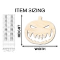 thumbnail image 2 of Unfinished Scary Pumpkin Shape 18" / 1/4", 2 of 3
