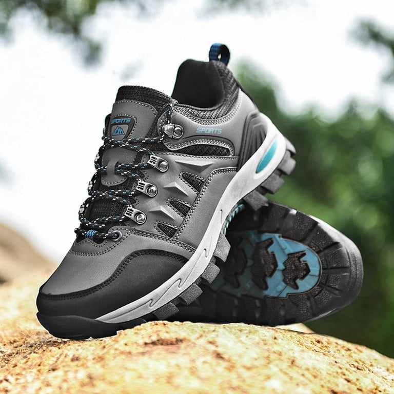 Men\'s Waterproof Hiking Shoes Lightweight Anti Slip Outdoor Ankle Boots Men main image 3