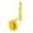 Light Yellow, variant on Pet Bath Brush Long Handle Grooming Brush with Shampoo Dispenser Soft Silicone Cleaning Tool for Cats Dogs Rabbits Liquid Adding Massage Brush for Bathing Showering