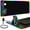 Black with adapter, variant on Miroddi Wireless Charging RGB Mouse Pad, 31.5"x15.75" Large Desk Pad Rubber, 15W Fast Charging LED Desk Mat for iPhone Airpods Gaming Home Office