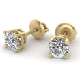thumbnail image 6 of F/I1 1/6-2.00 Carat TW Diamond Stud Earring in 14k White Gold (1/2ct+ are certified), 6 of 6