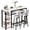 White, variant on MIERES 2-Person Dining Set, Solid Wood Dining Table, Storage-Equipped Dining Table with High-Back Chairs, 2-Person Kitchen Dining Set, Suitable for Kitchens, Dining Rooms, and Bars, White