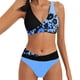 thumbnail image 1 of MKLEKYY Trajes De Baño Mujer Curvy Women'S Print High Waisted Tankini Two Tankini Set Swimsuit, 1 of 5