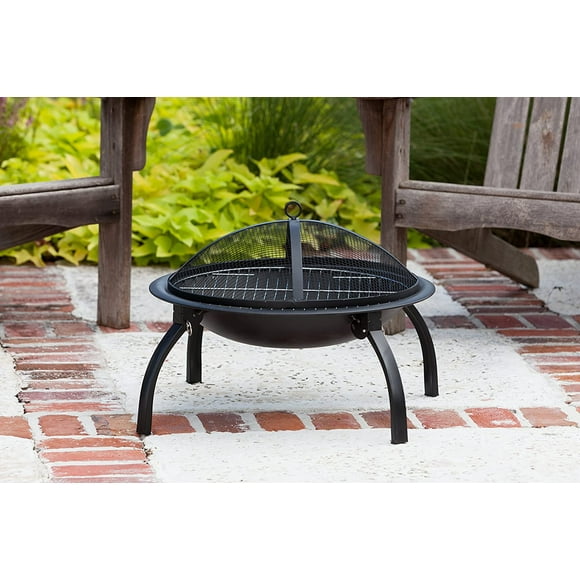 Fire Sense 22-Inch Folding Fire Pit