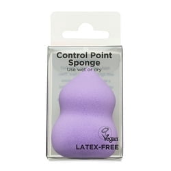 Control Point Makeup Sponge for Wet or Dry Cosmetics, Latex-Free, Light Purple, 1 Count, by Walmart