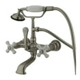 thumbnail image 3 of Elements Of Design DT5515PX Triple Handle Wall Mounted Clawfoot Tub Filler - Bronze, 3 of 4