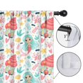 thumbnail image 4 of Blackout Kids Curtains,Colorful Mermaid Princess Pattern Childrens Insulated Curtains Set Of 2,Bedroom Essentials,Toddler Room Decor 52"x84", 4 of 5