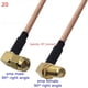 thumbnail image 3 of Kit de conector RG316 SMA a SMA macho hembra, conector RPSMA macho hembra a SMA, para cable de extensión de puente de coleta RG-316 de baja pérdida, 3 of 5