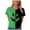 Z296 Green, variant on Landzoo Halloween Women'S T-Shirt Colorblock Short Sleeve Round Neck Tops Party Casual Women Tees Size L Green