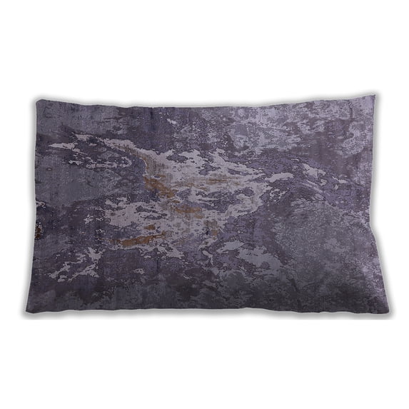 Ahgly Company Outdoor Rectangular Mid-Century Modern Lumbar Throw Pillow, 13 inch by 19 inch