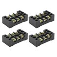 thumbnail image 3 of Bloque De Regleta De Terminales, Bloque De Barrera De Cable Cableado Fácil Abrazadera De Tornillo De Carcasa De PC De Alta Corriente 600 V 35 A Con Cubierta Para Iluminación, 3 of 7