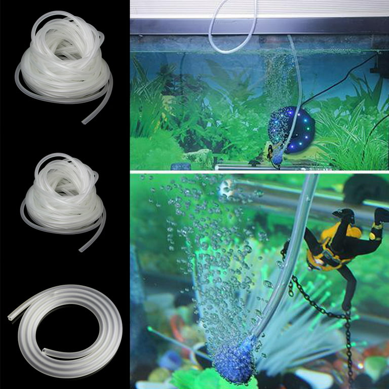 1m/3m/5m/10m Aquarium Oxygen Hose Fish Tank Air Pump Tube 4x6mm