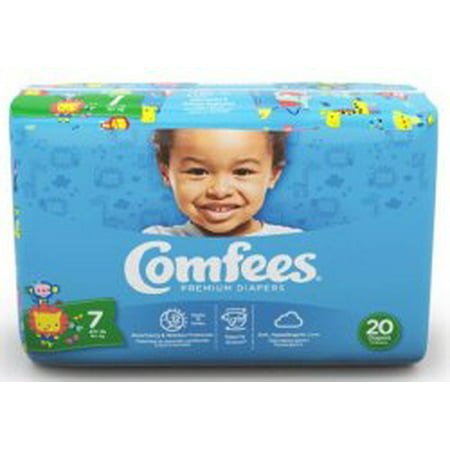 Comfees Baby Diaper Size 7 Over 41 lbs. CMF-7 80 /Case