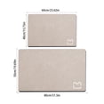 thumbnail image 3 of Suncoda Bathroom Rugs, Soft Memory Foam Bath Mat - Non Slip Absorbent Thick Bath Matt, Rubber Back Shower Rug, Toilet Mats Bath, Mats for Bathroom Floor Toilet, Door Mat Washable, 3 of 6