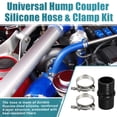 thumbnail image 2 of Unique Bargains Universal 46mm 1.81" ID Straight Hump Coupler Silicone Hose 103mm Long Intercooler Tube Piping Black, 2 of 6