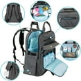 thumbnail image 4 of Diaper Bag Backpack Large Multifunctional Travel with Changing Pad Nappy Bag, 4 of 8