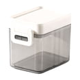 thumbnail image 1 of Airtight Cereal Container, Clear Plastic Food Storage Box, Easy Lock Sealed Container, Pantry Organizer Box for Snack, Pasta And Dry Food Classification Storage,Gray-300ml, 1 of 9