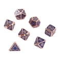 thumbnail image 3 of Dados poliédricos, juego de dados de metal de 7 piezas, juego de mesa, dados poliédricos, juego de rol, dados probados profesionalmente, 3 of 8