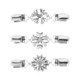 thumbnail image 1 of 3pcs vintage suéter chal clips Cardigan collar clip vestido camisa broche clip, 1 of 5
