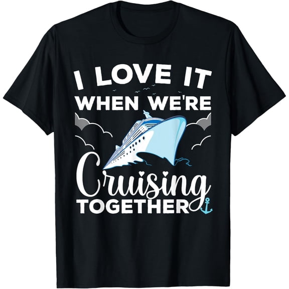 men and women can wear,Cool Cruise Art Men Women Cruising Lover Matching Couple T-Shirt