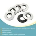 thumbnail image 4 of Uxcell M12 25x12x3.6mm Carbon Steel Nitrile Rubber Bonded Sealing Washers, 50 Pack, 4 of 5