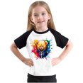 thumbnail image 4 of RXIRUCGD 2025 Vêtements d'Été pour Enfants Tout-Petits Garçons Filles Mode Mignon Col Rond Imprimé Manches Courtes Haut, 4 of 7