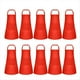 thumbnail image 1 of Paquete de 10 Delantales para Niños Delantal Ajustable para Niños con 2 Bolsillos Delantal de Pintura de Chef para Cocinar Hornear Pintar Rojo, 1 of 7