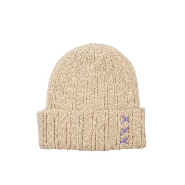 Gorro de mezcla de algodón Unisex de Color sólido, gorros de punto suaves y cálidos de Hip Hop, gorros de invierno para hombres, gorros de mujer, gorros para niñas, gorro que combina con todo Gao Jinjia LED