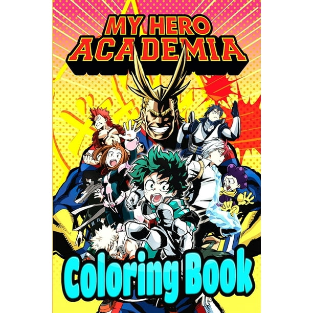 picture Todoroki Coloring Pages Face my hero academia coloring book my hero academia boku no hero academia all might anime deku one for all overhaul my hero academia shoto
