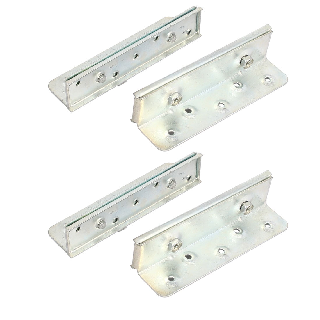 150mmx42mmx36mm Screw Fixed Bed Hinge Rail Brackets Connecting Fittings