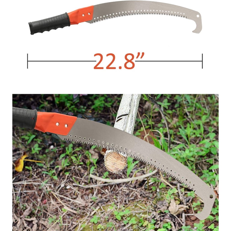 Extendable Manual Pole Saw, 7.5 Feet Stainless Steel photo 5