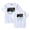 White, variant on James Arthur Unisex retro casual loose summer short sleeved T-shirt top