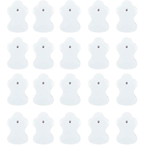 10 Pack Replacement Electrotherapy Pads Compatible with Omron TENS Unit Replacement Pads(not Omron Brand)