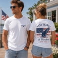 thumbnail image 3 of 250 Years of Freedom Shirt, Celebrate 250th Anniversary Shirts, USA Flag Eagle Tee, 4th of July Shirt Patriotic Couples Gift, 3 of 7
