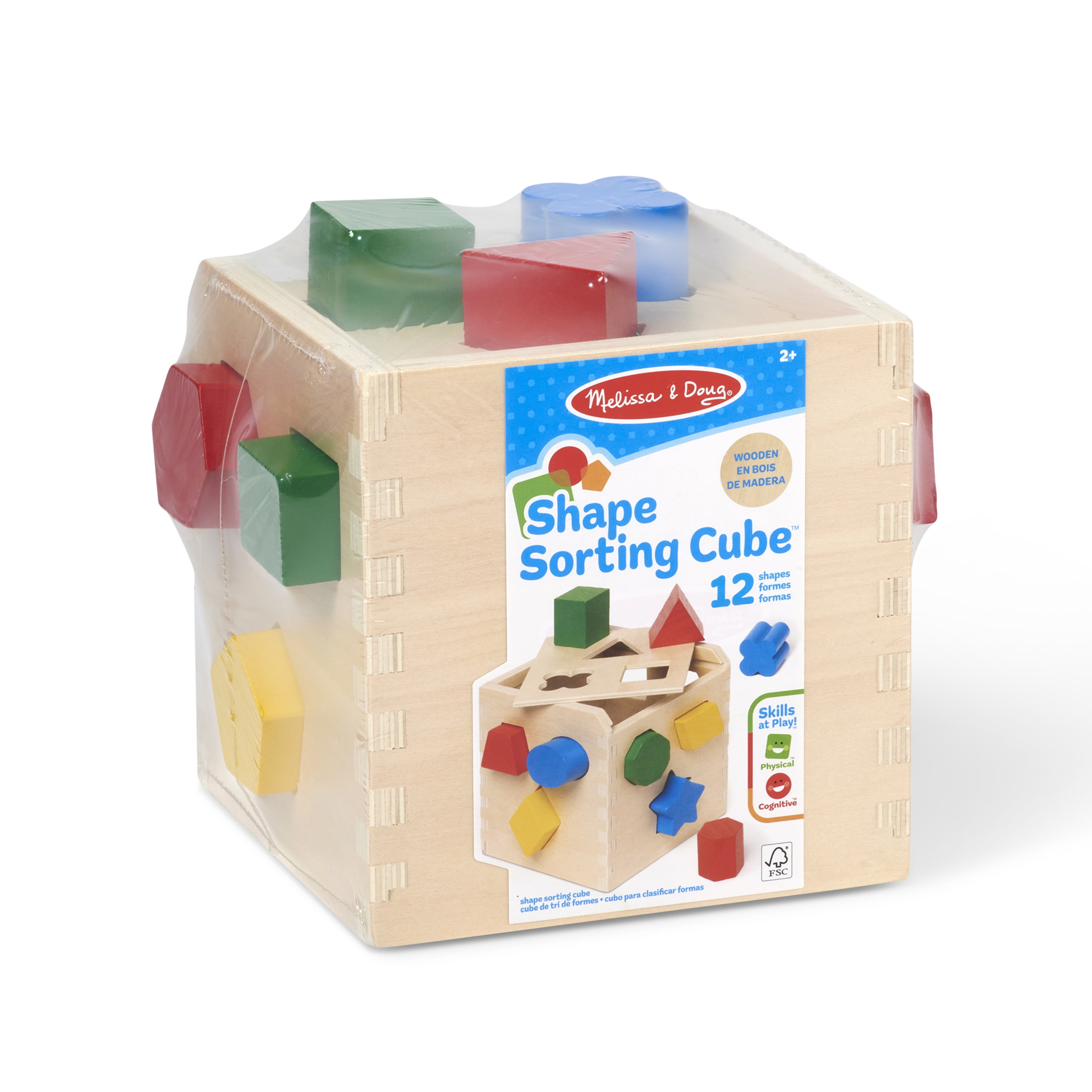 Melissa and doug wooden shape sorter sale