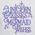 thumbnail image 3 of CafePress - UNICORN KISSES And MERMAID WISHES Sweatshirt - Pullover Hoodie, Hooded Sweatshirt, 3 of 4