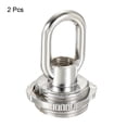 thumbnail image 3 of Unique Bargains 25kg Max Load 30x44mm M10 Thread Ring Shape Female Loop Eye Nut Silver Tone 2 Pack, 3 of 5