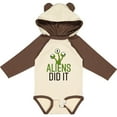thumbnail image 3 of Inktastic Aliens DId It Boys or Girls Long Sleeve Baby Bodysuit, 3 of 5