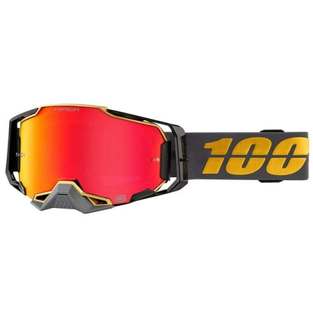 100% - 50720-357-02 - Armega Goggles Falcon5 with HiPER Mirror Red Lens