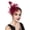 Burgundy, variant on Fascinators Hat for Women Girls Cocktail Tea Party Headband Flapper Headpiece Kentucky Derby Wedding Hat