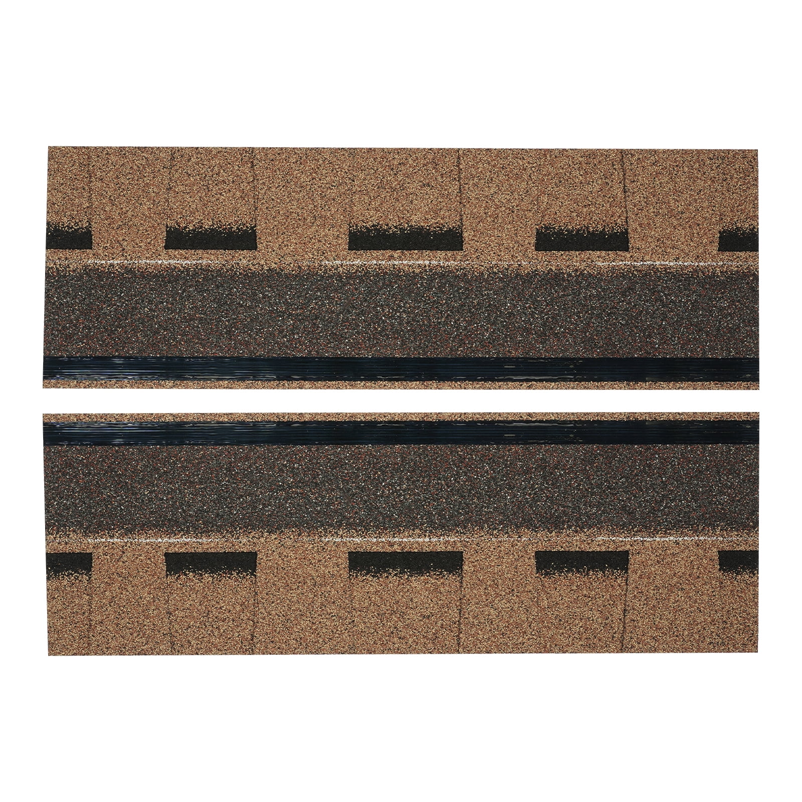 Roofing Shingles, Asphalt Shingles Roof Tiles, 16Pcs Asphalt Roof Shingles (Gold)