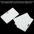 thumbnail image 4 of 30 Pack Blank Cards 15mil ID Cards with Horizontal Slot Punch White, 4 of 6