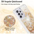 thumbnail image 6 of Comepatible with Samsung Galaxy A23 5g Case Glitter Sparkle Gold, Luxury Phone Case Samsung A23 5g Case Silicone Shiny Bumper Protective Case Anti-Scratch Cover (Gold), 6 of 14
